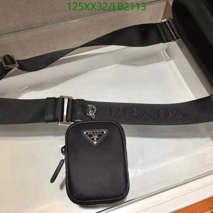 Prada Bag-(Mirror)-Diagonal-,Code: LB2113,$: 125USD