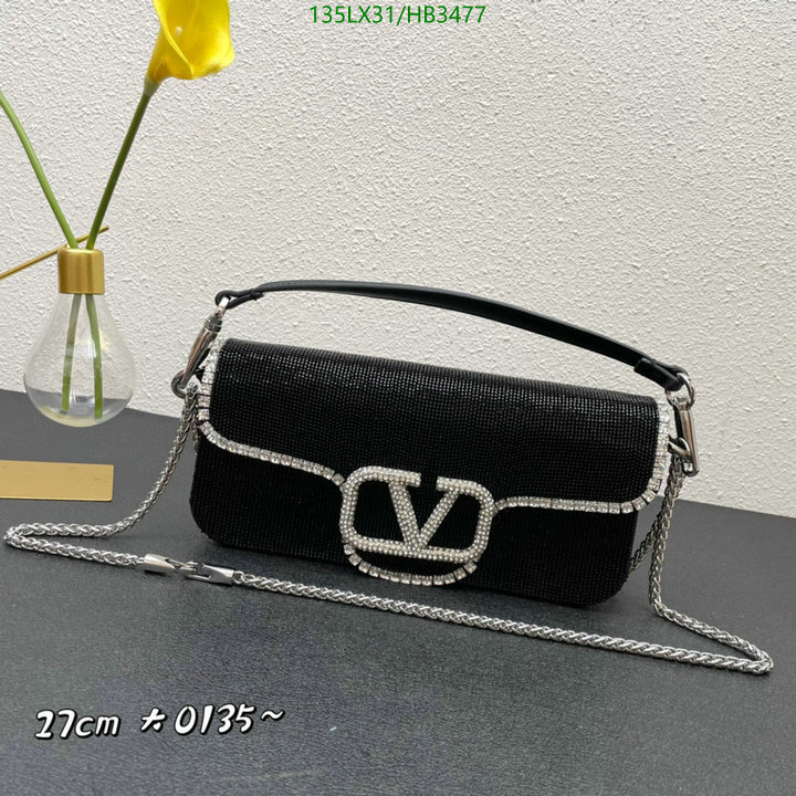 Valentino Bag-(4A)-LOC-V Logo ,Code: HB3477,$: 135USD