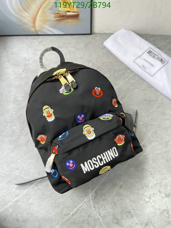 Moschino Bag-(Mirror)-Backpack-,Code: ZB794,$: 119USD