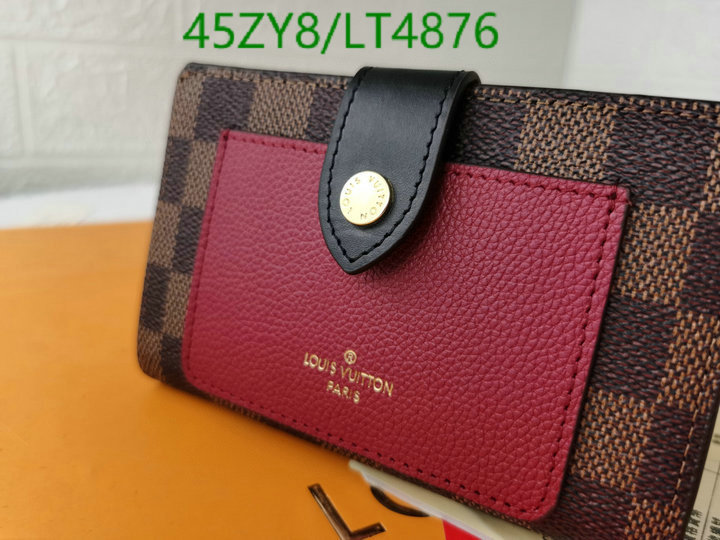 LV Bags-(4A)-Wallet-,Code: LT4876,$: 45USD