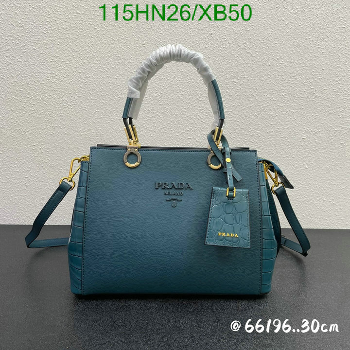 Prada Bag-(4A)-Handbag-,Code: XB50,$: 115USD