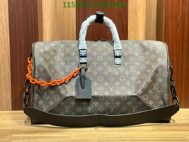 LV Bags-(4A)-Keepall BandouliRe 45-50-,Code: KB3868,$: 115USD