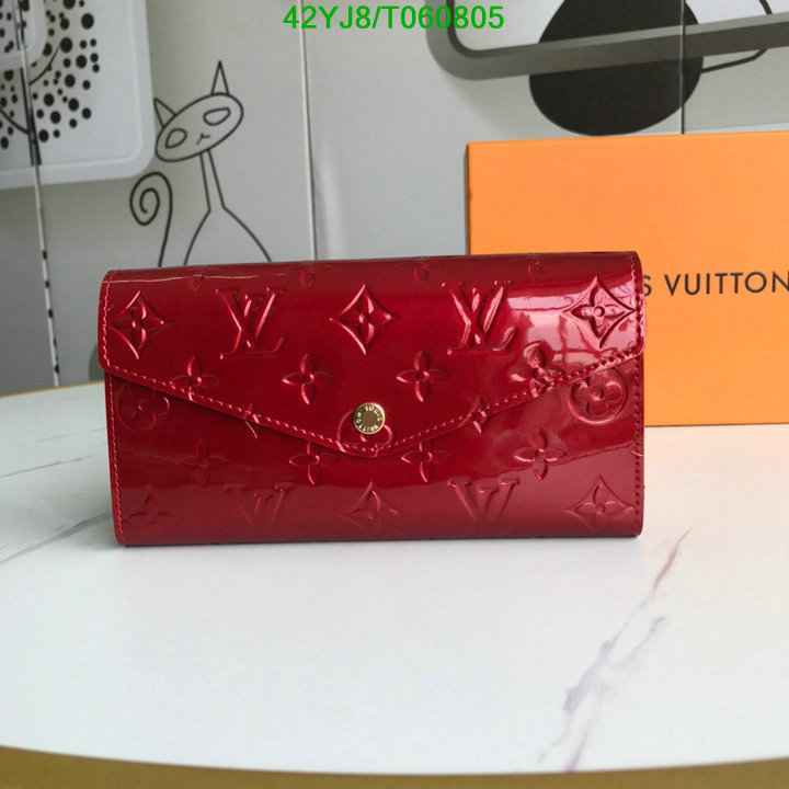 LV Bags-(4A)-Wallet-,Code: T060805,$: 42USD