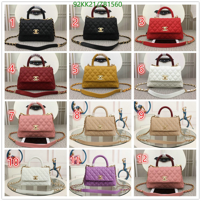 Chanel Bags ( 4A )-Handbag-,Code: ZB1560,$: 92USD