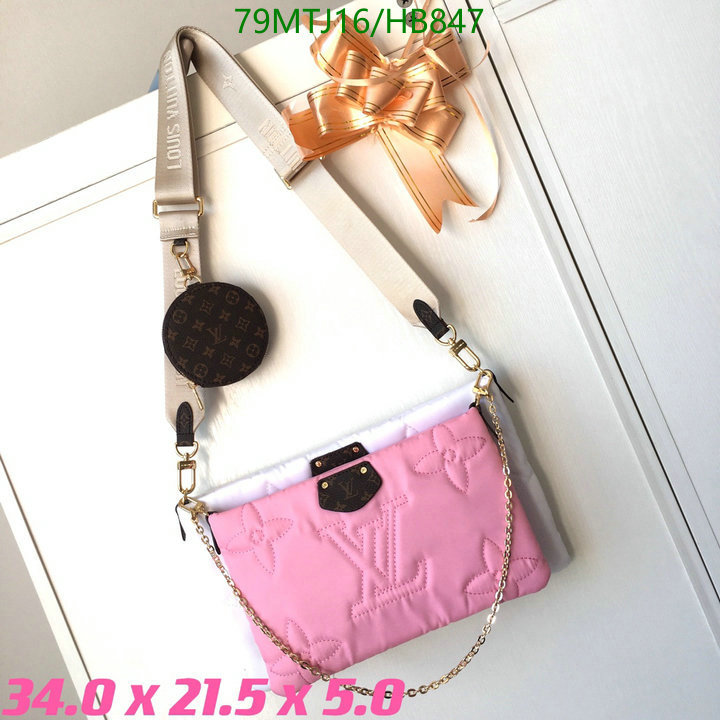 LV Bags-(4A)-New Wave Multi-Pochette-,Code: HB847,$: 79USD
