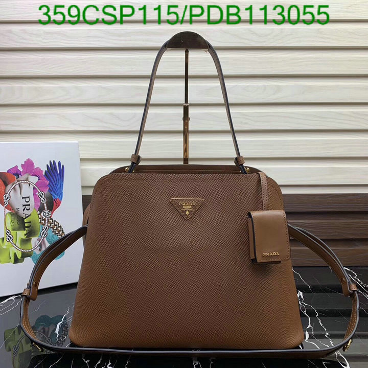 Prada Bag-(Mirror)-Handbag-,Code: PDB113055,$: 359USD