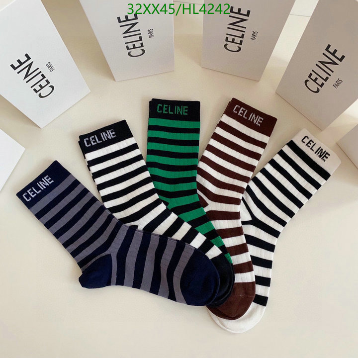 Sock-CELINE, Code: HL4242,$: 32USD