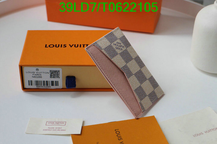 LV Bags-(Mirror)-Wallet-,Code: T0622105,$: 39USD