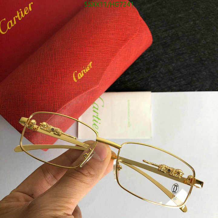 Glasses-Cartier, Code: HG7241,$: 55USD