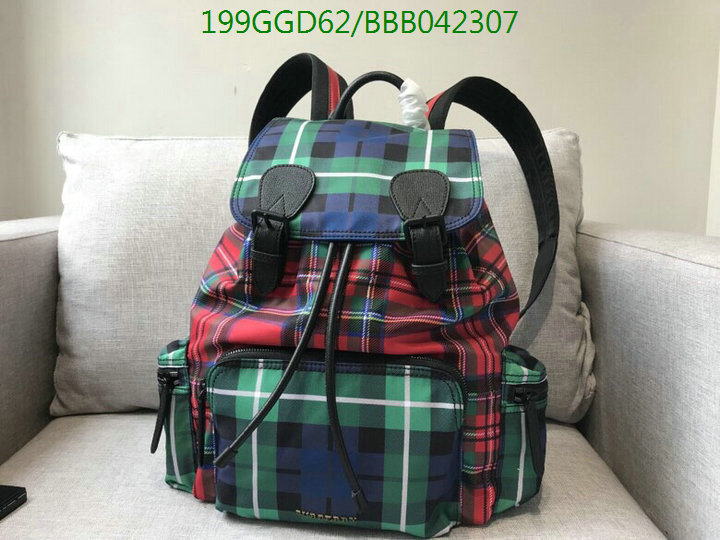Burberry Bag-(Mirror)-Backpack-,Code:BBB042307,$:199USD