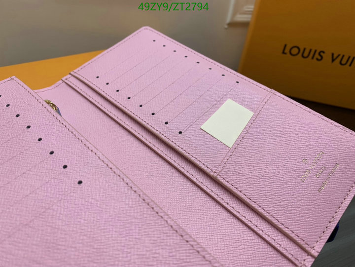 LV Bags-(4A)-Wallet-,Code: ZT2794,$: 49USD