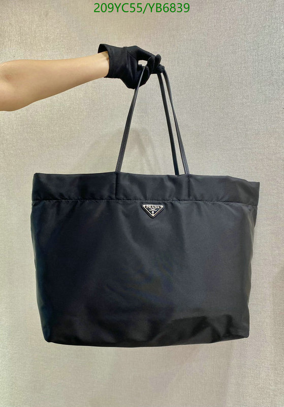 Prada Bag-(Mirror)-Handbag-,Code: YB6839,$: 209USD