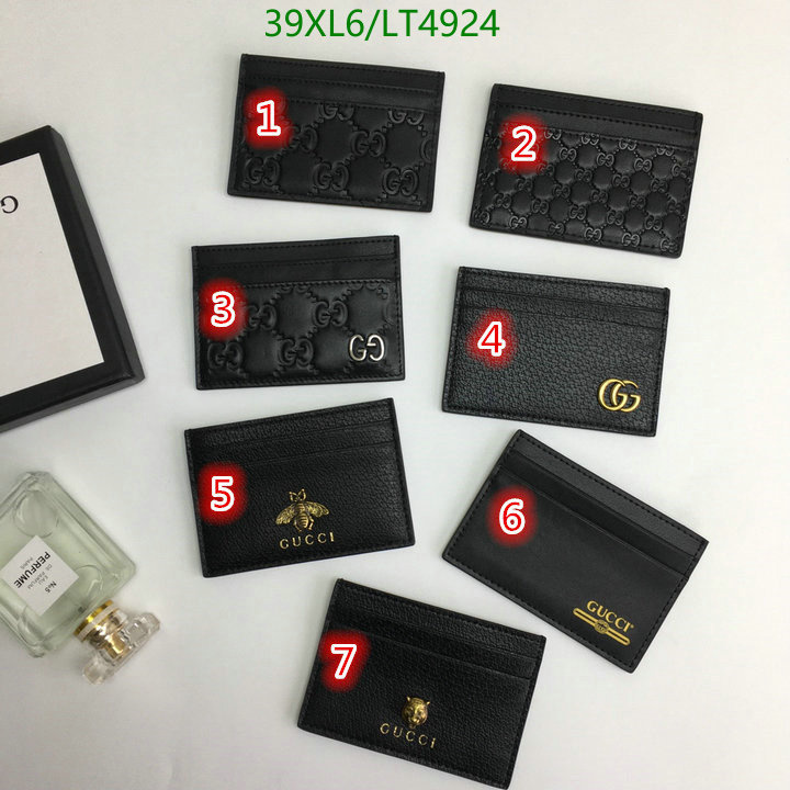 Gucci Bag-(4A)-Wallet-,Code: LT4924,$: 39USD