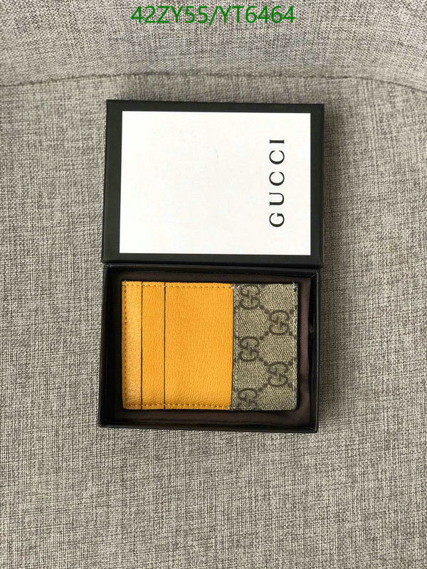 Gucci Bag-(4A)-Wallet-,Code: YT6464,$: 42USD