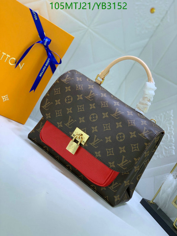 LV Bags-(4A)-Handbag Collection-,Code: YB3152,$: 105USD