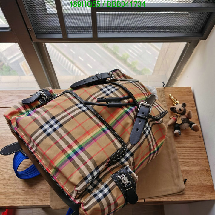 Burberry Bag-(Mirror)-Backpack-,Code: BBB041734,$: 189USD