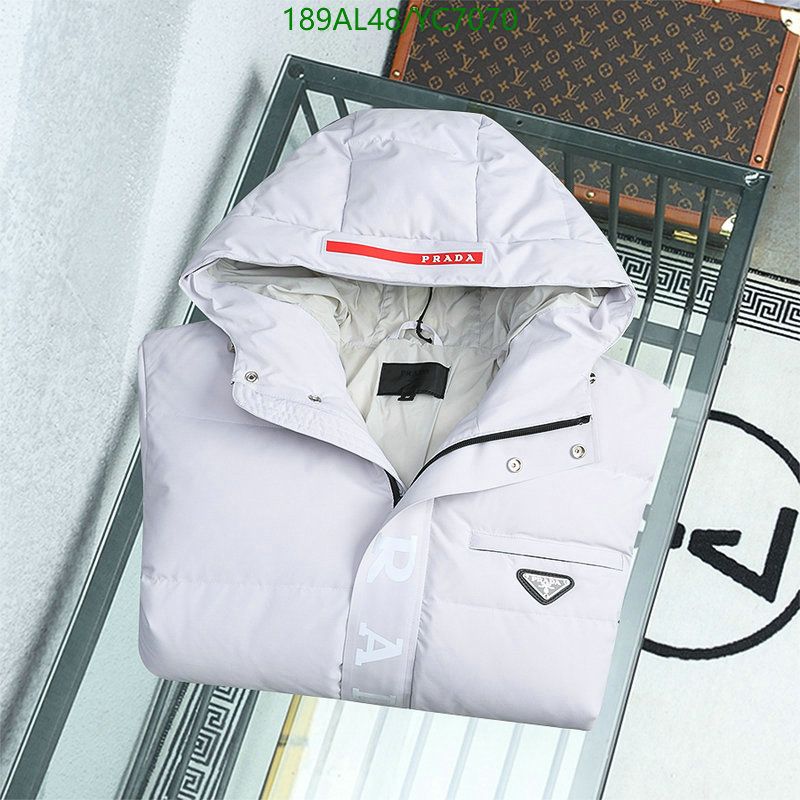 Down jacket Men-Prada, Code: YC7070,$: 189USD