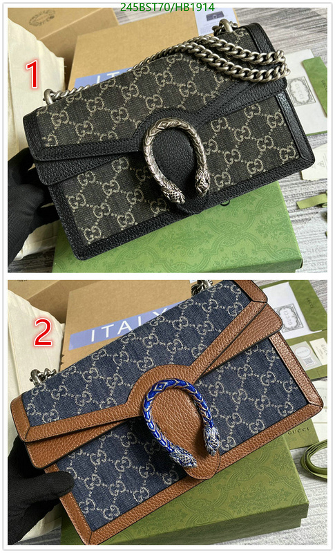 Gucci Bag-(Mirror)-Dionysus-,Code: HB1914,$: 245USD