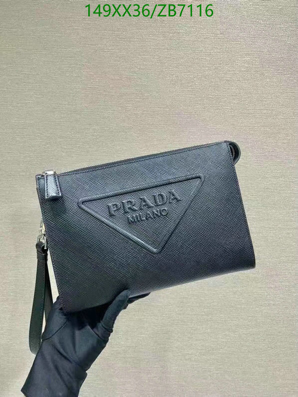 Prada Bag-(Mirror)-Clutch-,Code: ZB7116,$: 149USD