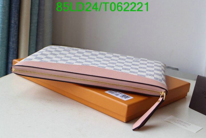 LV Bags-(Mirror)-Wallet-,Code: T062221,$: 85USD