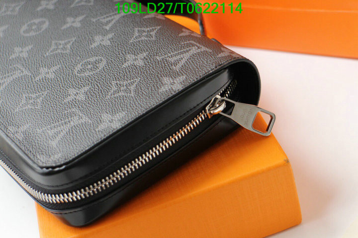 LV Bags-(Mirror)-Wallet-,Code: T0622114,$: 109USD