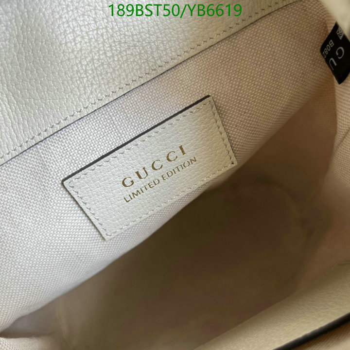Gucci Bag-(Mirror)-Diagonal-,Code: YB6619,$: 189USD