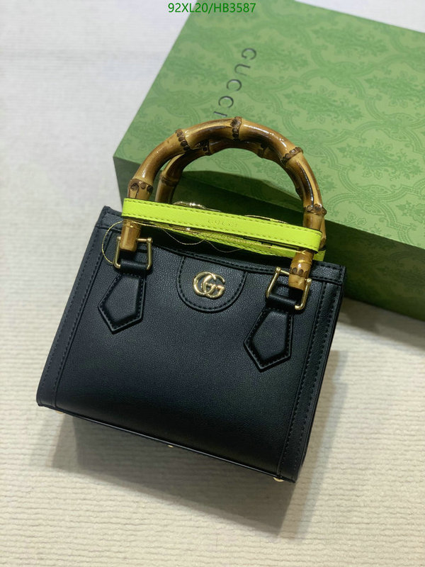 Gucci Bag-(4A)-Diana-Bamboo-,Code: HB3587,$: 92USD