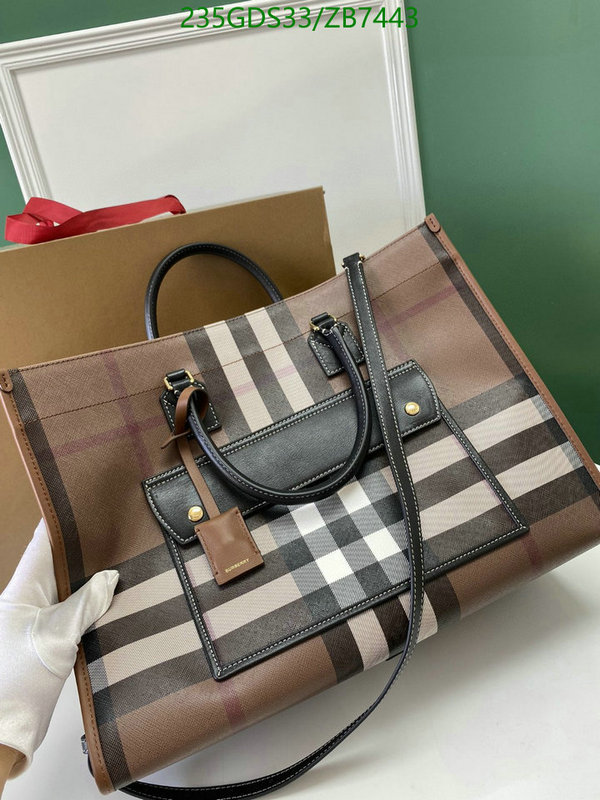 Burberry Bag-(Mirror)-Handbag-,Code: ZB7443,$: 235USD