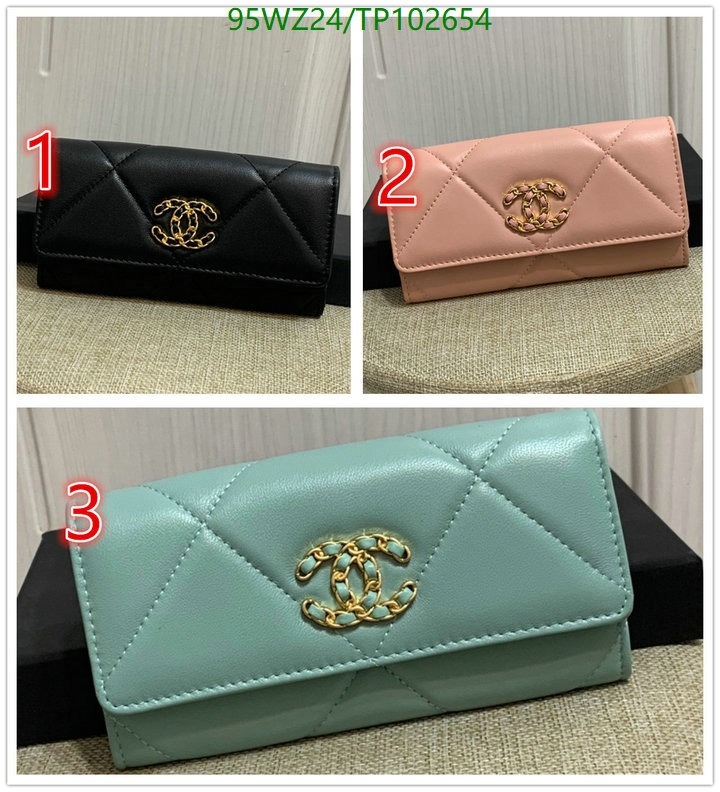 Chanel Bags -(Mirror)-Wallet-,Code: TP102654,$: 95USD