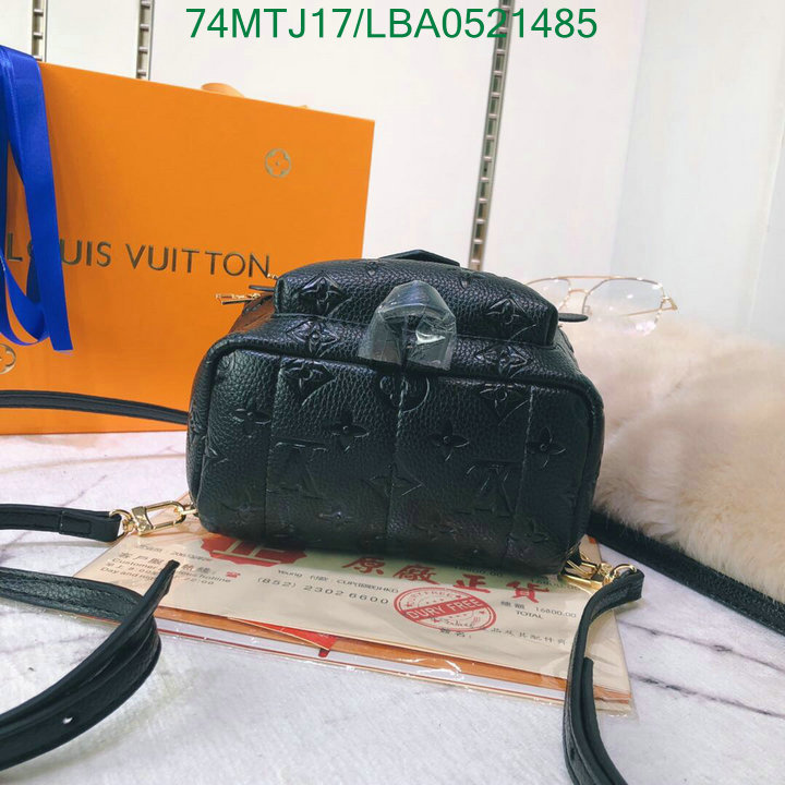 LV Bags-(4A)-Backpack-,Code:LBA0521485,$: 74USD