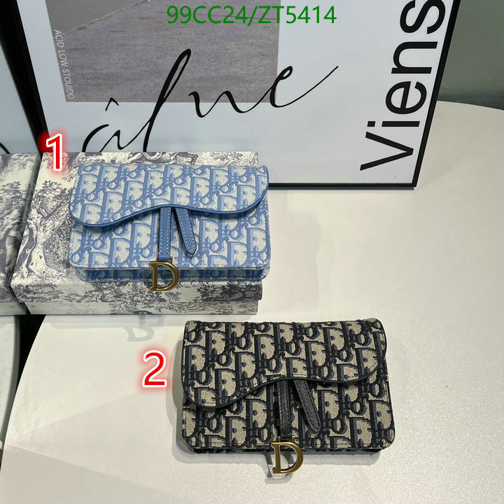 Dior Bags -(Mirror)-Wallet-,Code: ZT5414,$: 99USD