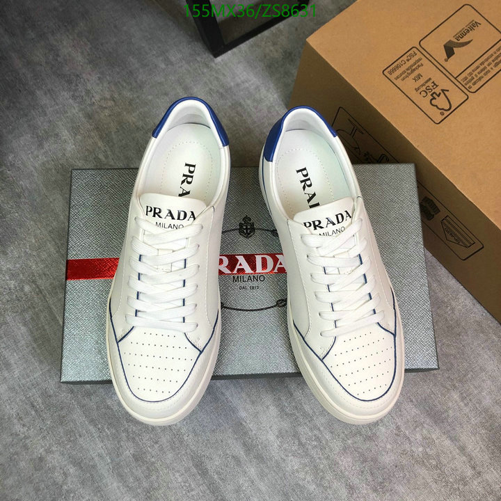 Men shoes-Prada, Code: ZS8631,$: 155USD