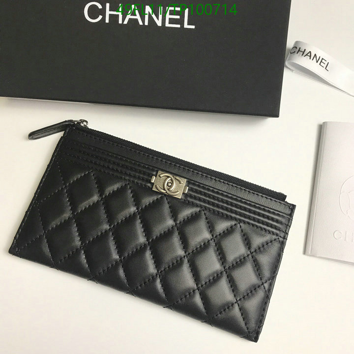 Chanel Bags ( 4A )-Wallet-,Code: TP100714,$: 49USD