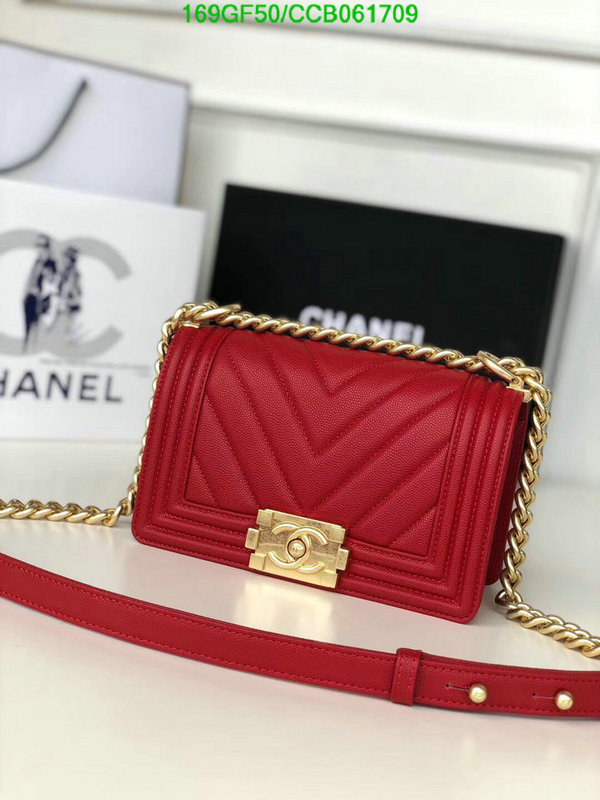 Chanel Bags -(Mirror)-Le Boy,Code: CCB061709,$: 169USD