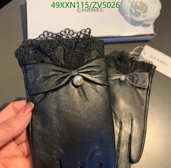 Gloves-Chanel, Code: ZV5026,$: 49USD