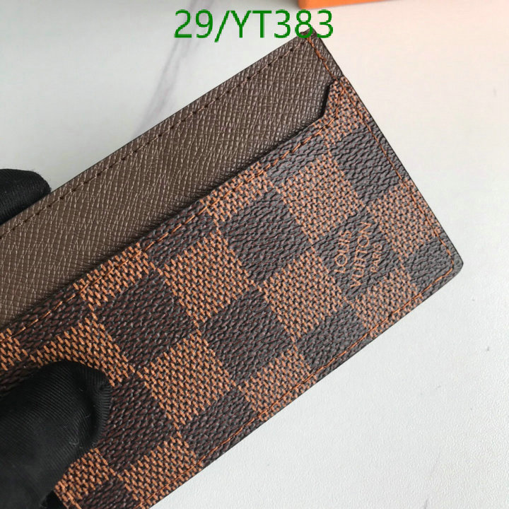 LV Bags-(4A)-Wallet-,Code: YT383,$: 29USD