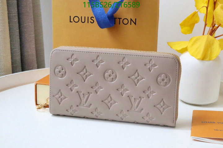 LV Bags-(Mirror)-Wallet-,Code: ZT6589,$: 115USD