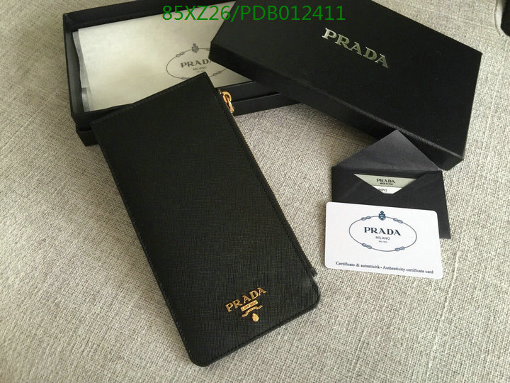 Prada Bag-(Mirror)-Wallet-,Code: PDB012411,$:85USD