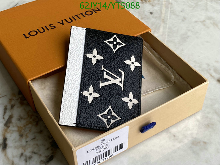 LV Bags-(Mirror)-Wallet-,Code: YT5088,$: 62USD