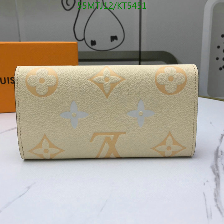 LV Bags-(4A)-Wallet-,Code: KT5451,$: 55USD