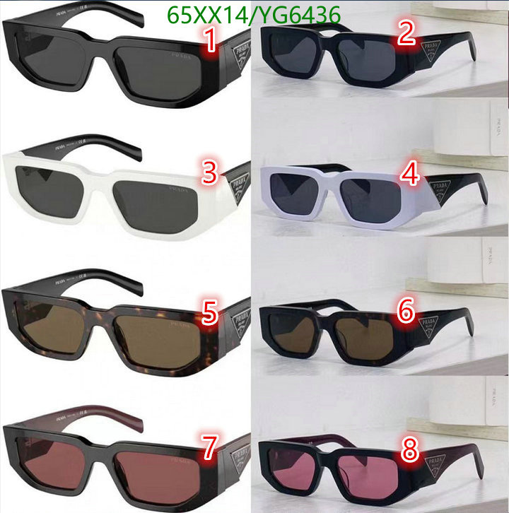 Glasses-Prada, Code: YG6436,$: 65USD