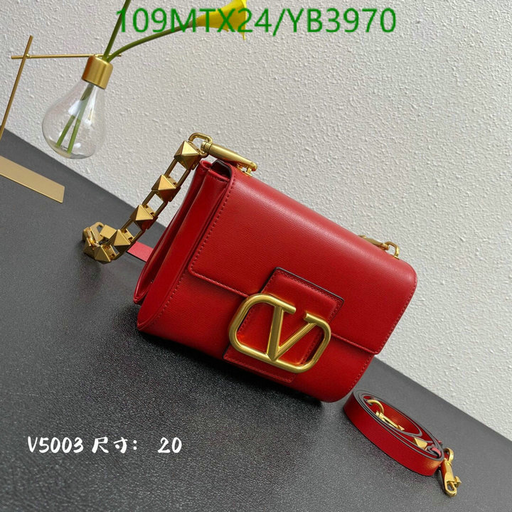 Valentino Bag-(4A)-LOC-V Logo ,Code: YB3970,$: 109USD