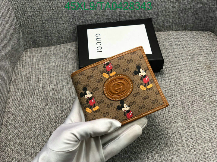 Gucci Bag-(4A)-Wallet-,Code:TA0428343,$: 45USD