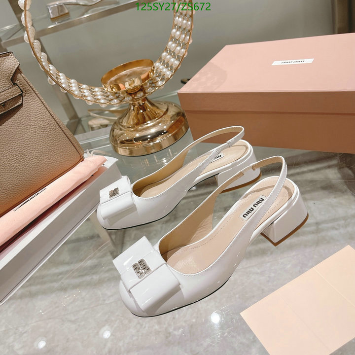 Women Shoes-Miu Miu, Code: ZS672,$: 125USD