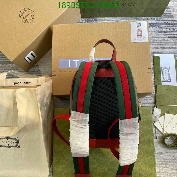 Gucci Bag-(Mirror)-Backpack-,Code: LB802,$: 189USD