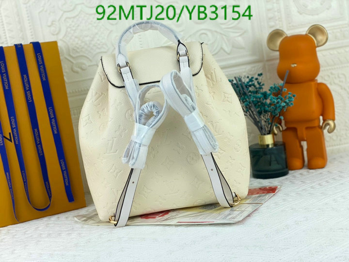 LV Bags-(4A)-Backpack-,Code: YB3154,$: 92USD