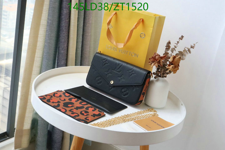 LV Bags-(Mirror)-Wallet-,Code: ZT1520,$: 145USD