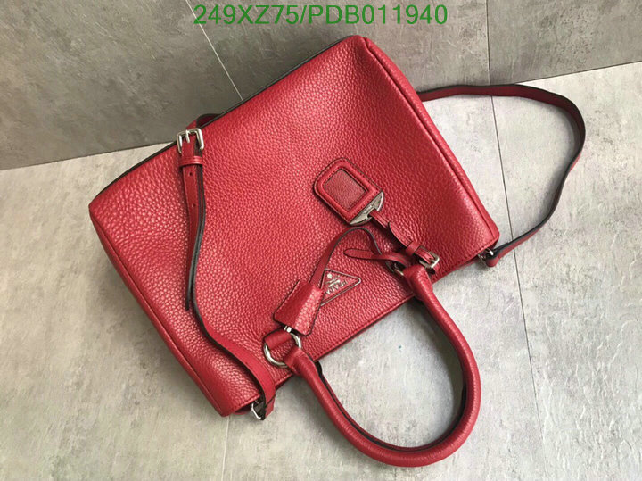 Prada Bag-(Mirror)-Handbag-,Code: PDB011940,$:249USD