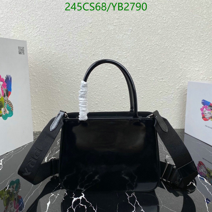 Prada Bag-(Mirror)-Handbag-,Code: YB2790,$: 245USD