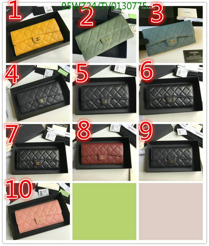 Chanel Bags ( 4A )-Wallet-,Code: TV0130775,$: 95USD